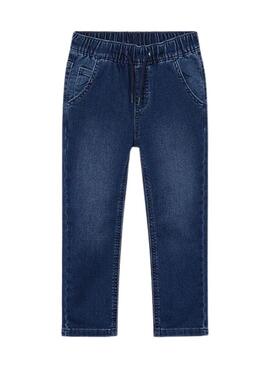 Pantaloni Mayoral Jogger Denim Scuro per ragazzo