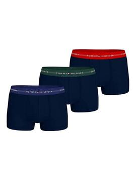 Boxer Tommy Hilfiger blu scuro per uomo.