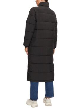 Cappotto Tommy Jeans Maxi Puffer nero per donna