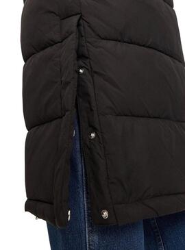 Cappotto Tommy Jeans Maxi Puffer nero per donna