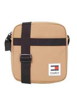 Borsa Tommy Jeans Daily Reporter color cammello per uomo