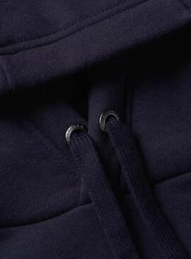 Felpa Tommy Hilfiger Chest Insert blu navy per uomo