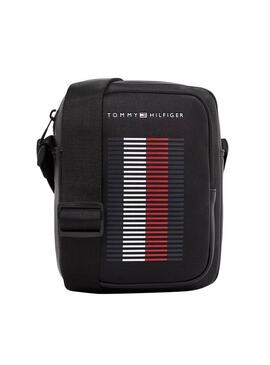 Borsa Tommy Hilfiger Foundation Reporter nera per uomo