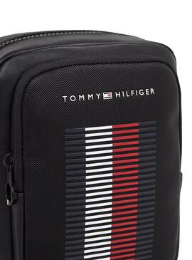 Borsa Tommy Hilfiger Foundation Reporter nera per uomo