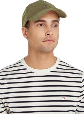 Cappellino Tommy Hilfiger Flag 85 verde per uomo