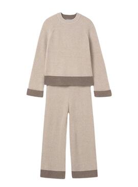 Set Tricot Mayoral Beige per ragazza