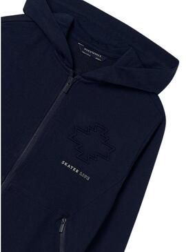 Felpa Mayoral con Zip Blu Navy per bambino