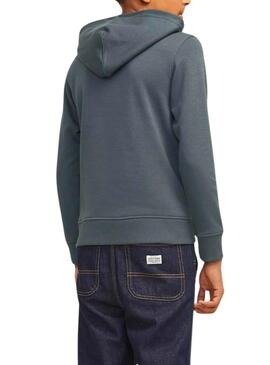 Felpa Jack and Jones Colorblock Grigia per bambino