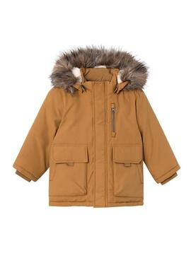 Parka Name It Master Cammello per Bambini