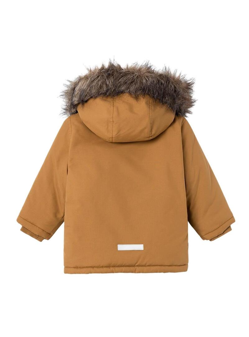 Parka Name It Master Cammello per Bambini