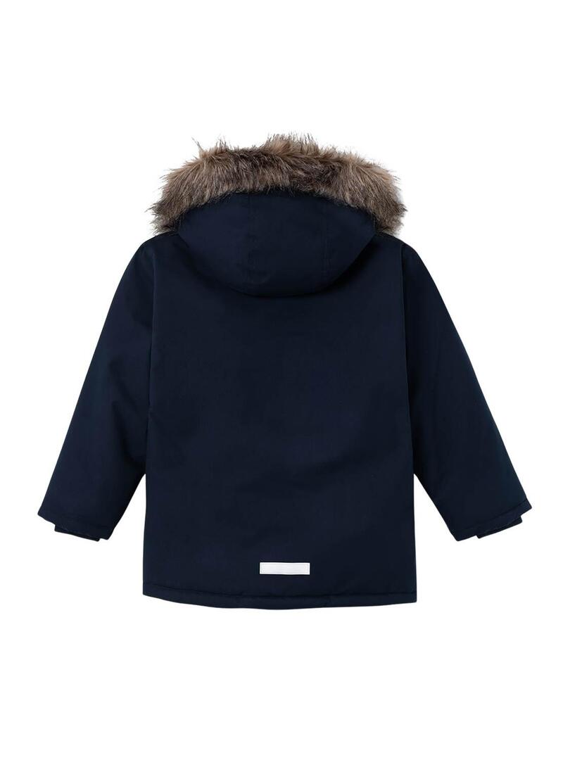 Parka Name It Master Blu Marino per Bambini