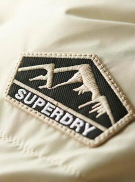 Giacca Imbottita Superdry Beige per donna