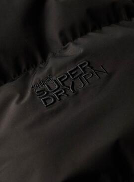 Cappotto Imbottito Superdry Mid Nero per uomo