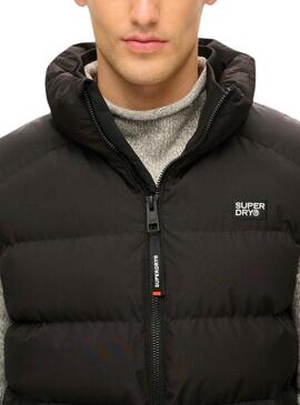 Gilet Superdry Sports Nero per uomo