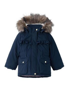 Parka Name It Master Blu Navy per ragazze