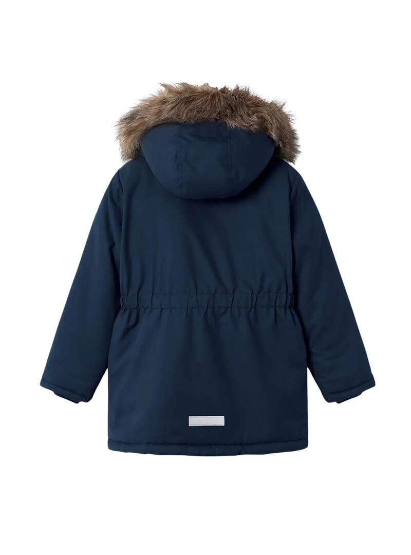 Parka Name It Master Blu Marino per ragazza