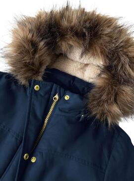 Parka Name It Master Blu Marino per ragazza