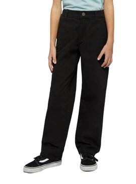 Pantaloni Dickies Carpenter Nero per ragazza e ragazzo