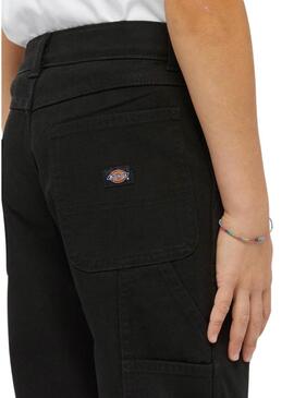 Pantaloni Dickies Carpenter Nero per ragazza e ragazzo