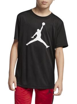 Maglietta Jordan Jumpman Nera per ragazzo