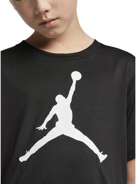 Maglietta Jordan Jumpman Nera per ragazzo