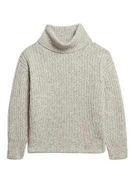 Maglia Superdry Slouch Grigio per donna