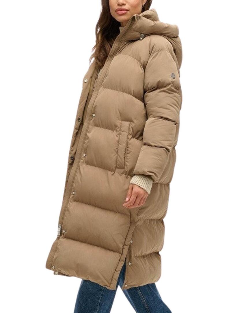 Cappotto Superdry Puffer Tostato per donna