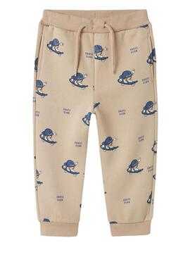 Pantaloni Name It Otto Beige per bambini