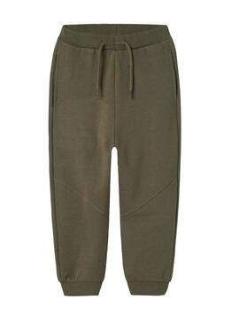 Pantaloni Name It Voltano Khaki per ragazzo