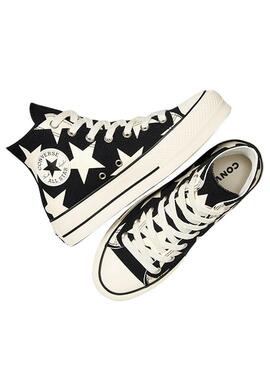 Sneakers Converse All Star Platform Stars Nero