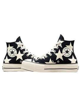 Sneakers Converse All Star Platform Stars Nero