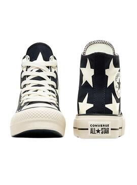 Sneakers Converse All Star Platform Stars Nero