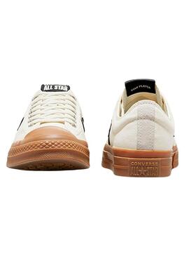 Sneakers Converse Star Player76 Bianche Vintage.