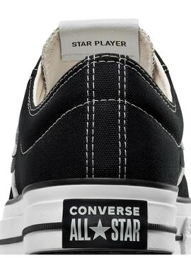 Scarpa Converse Star Player 76 nera per donna e uomo.