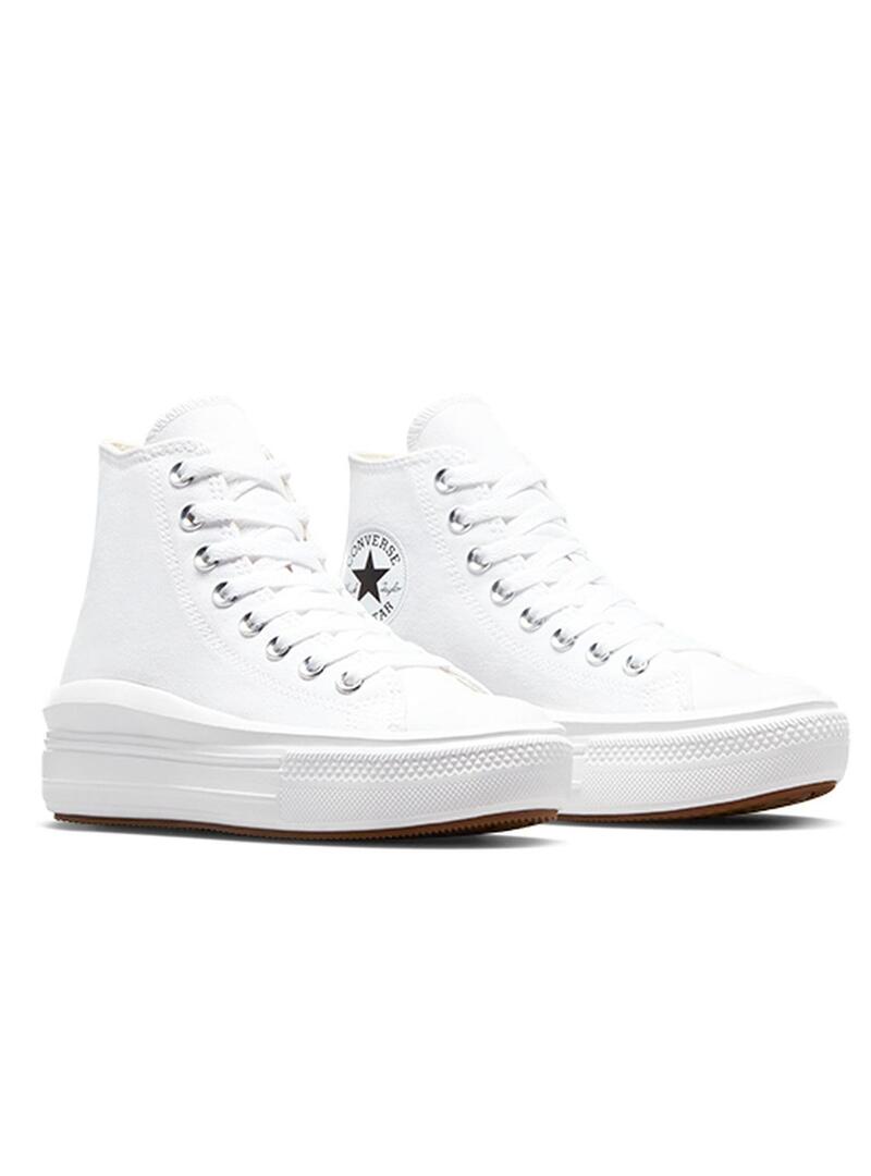 Sneakers Chuck Taylor All Star Move Bianche Donna