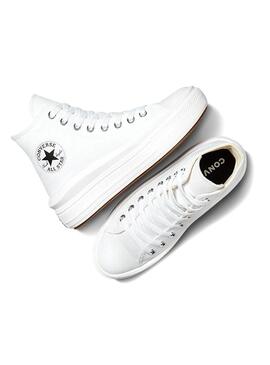 Sneakers Chuck Taylor All Star Move Bianche Donna