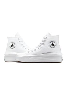 Sneakers Chuck Taylor All Star Move Bianche Donna