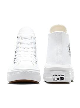 Sneakers Chuck Taylor All Star Move Bianche Donna