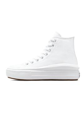 Sneakers Chuck Taylor All Star Move Bianche Donna