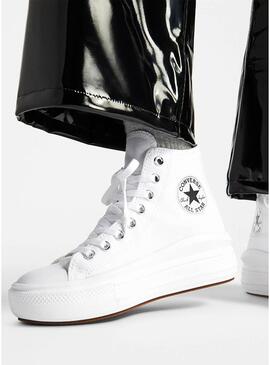 Sneakers Chuck Taylor All Star Move Bianche Donna