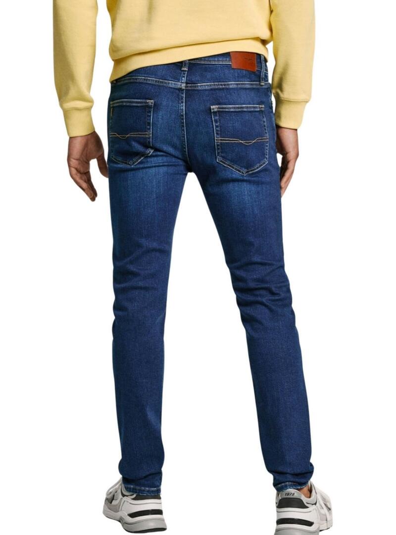 Jeans Pepe Jeans Skinny Blu per uomini