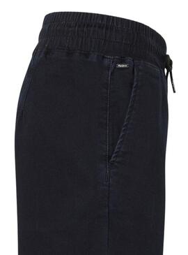 Pantaloni Pepe Jeans Loose Blu Marino per donne