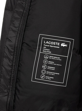 Giacca Lacoste Padded Nera per uomini