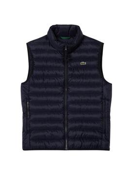 Gilet Lacoste Trapuntato Blu Marino per uomini