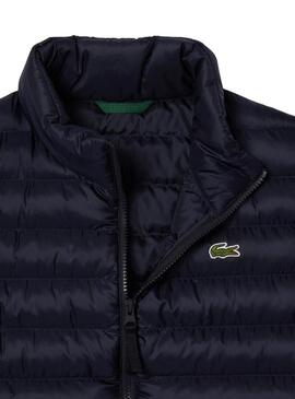 Gilet Lacoste Trapuntato Blu Marino per uomini