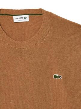 Maglia Lacoste Tricot cammello per uomo