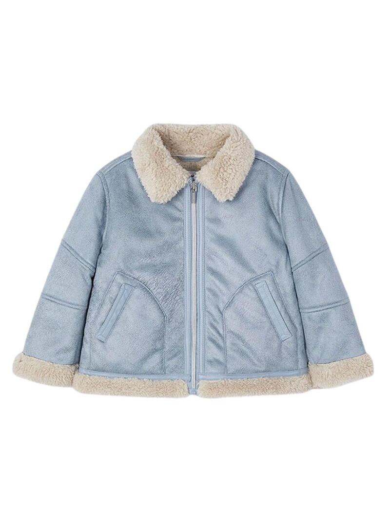 Giacca Reversibile Mayoral azzurro per bambina