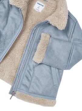 Giacca Reversibile Mayoral azzurro per bambina