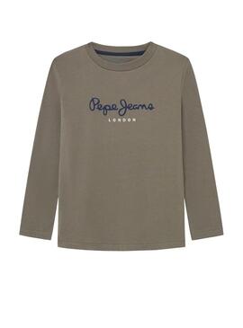 Maglietta Pepe Jeans Herman verde per bambino