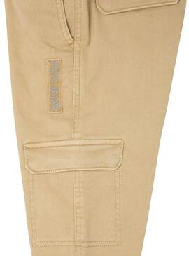 Pantaloni Pepe Jeans Tadeo beige per bambino